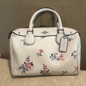 Coach Mini Bennett Floral Satchel Crossbody